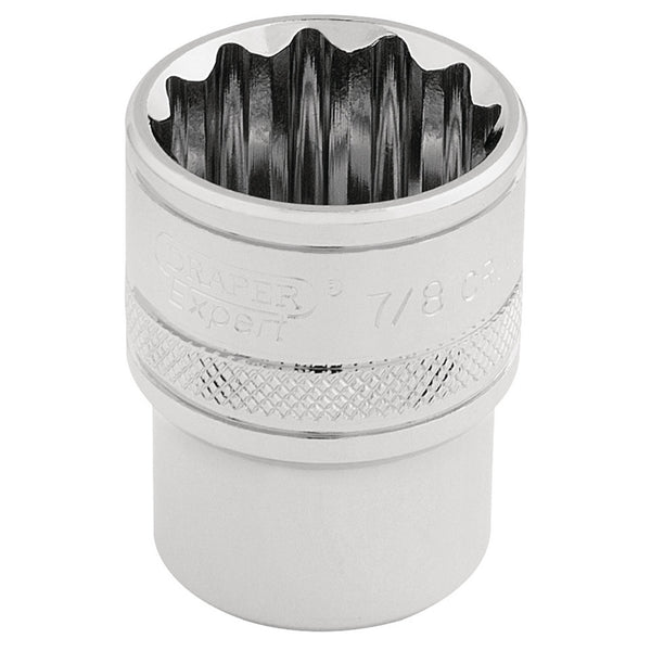 Draper 33661 HI-TORQ&#174; 12 Point Socket, 1/2" Sq. Dr., 7/8"
