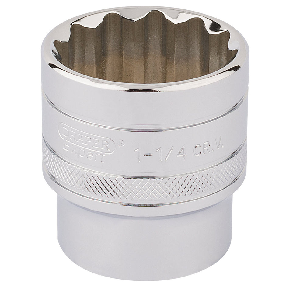 Draper 33729 HI-TORQ® 12 Point Socket, 1/2" Sq. Dr., 1.1/4"