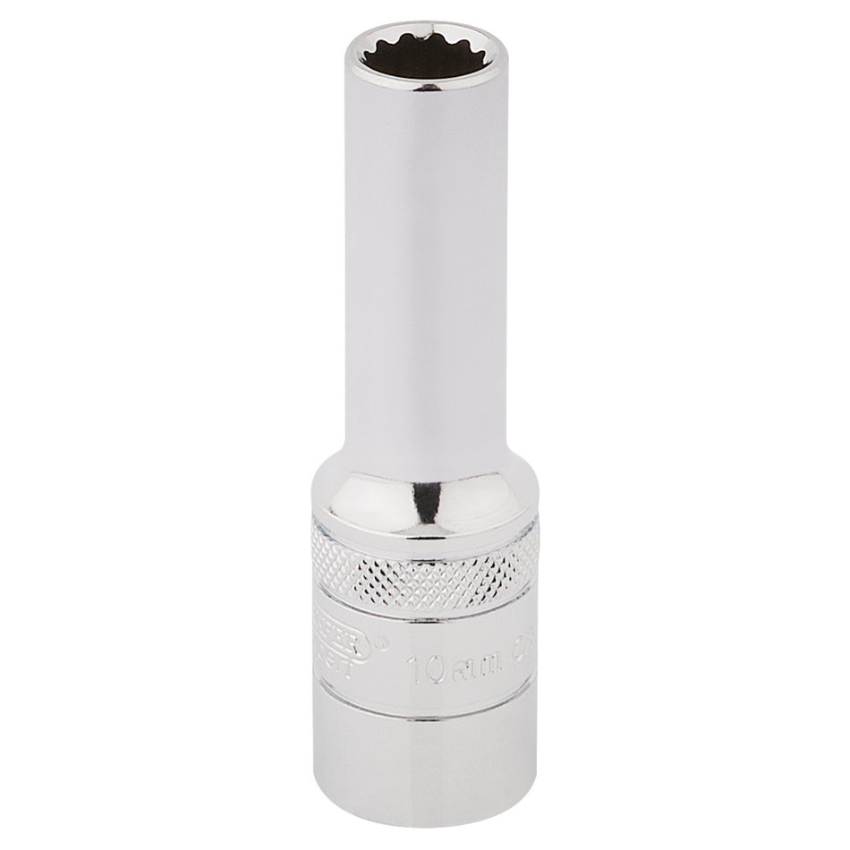 Draper 33730 HI-TORQ® 12 Point Deep Socket, 1/2" Sq. Dr., 10mm