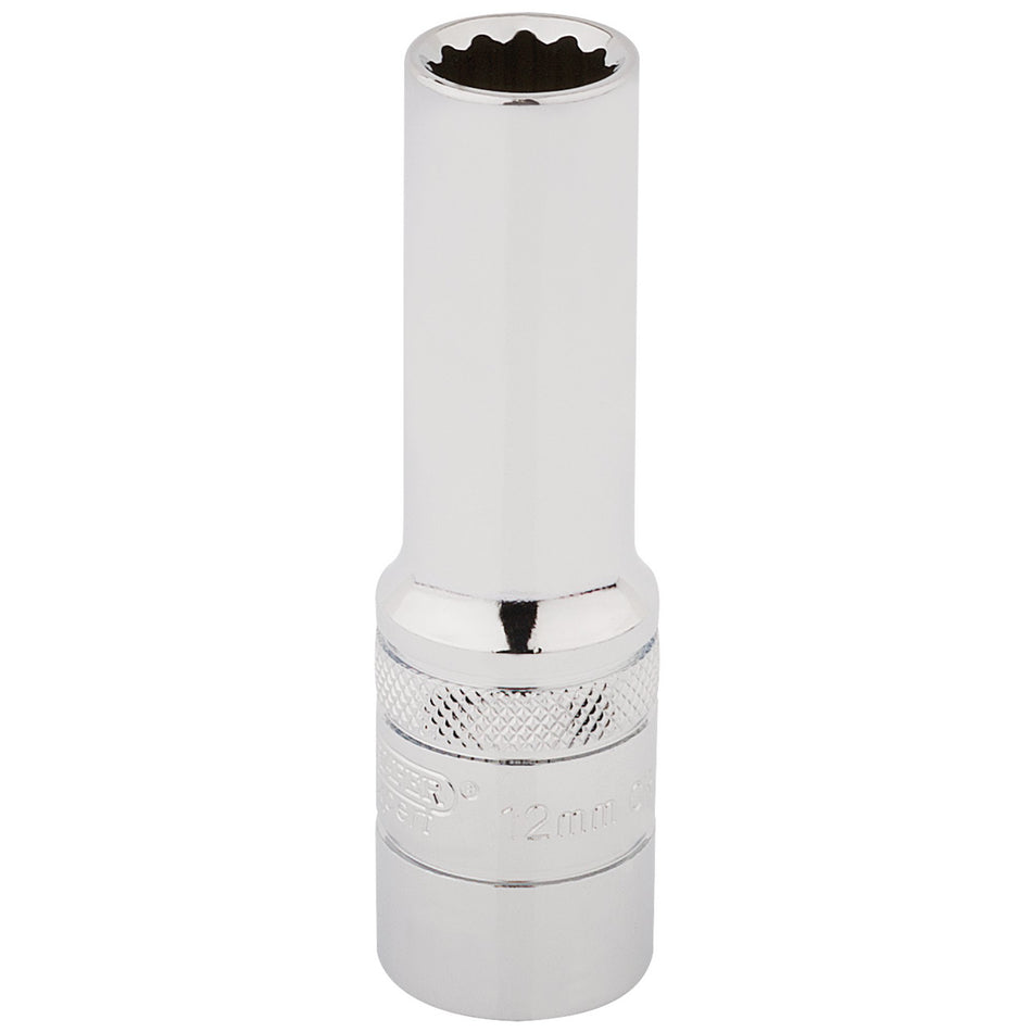 Draper 33731 HI-TORQ® 12 Point Deep Socket, 1/2" Sq. Dr., 12mm