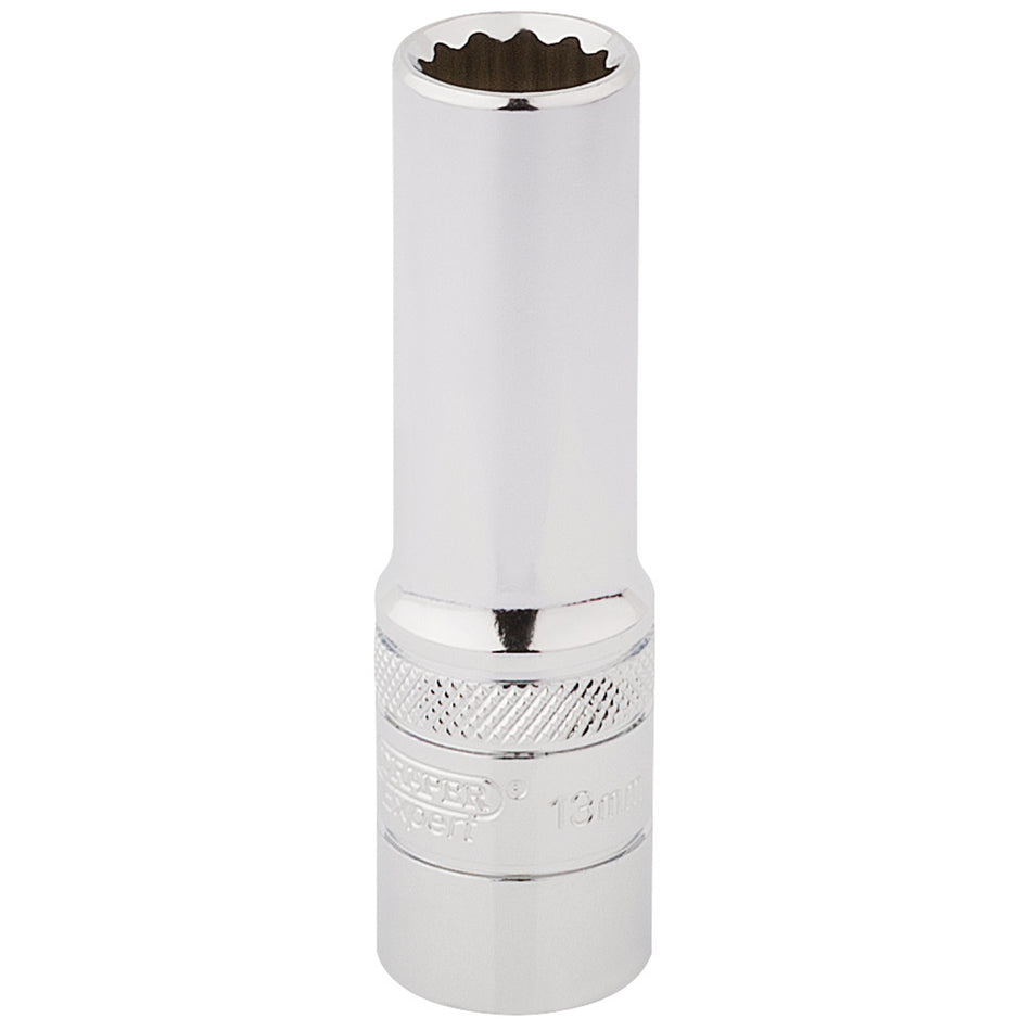Draper 33732 HI-TORQ® 12 Point Deep Socket, 1/2" Sq. Dr., 13mm