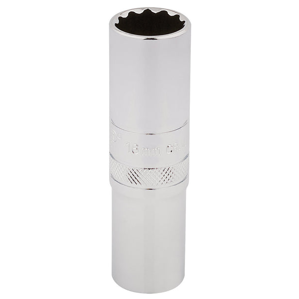 Draper 33734 HI-TORQ&#174; 12 Point Deep Socket, 1/2" Sq. Dr., 16mm