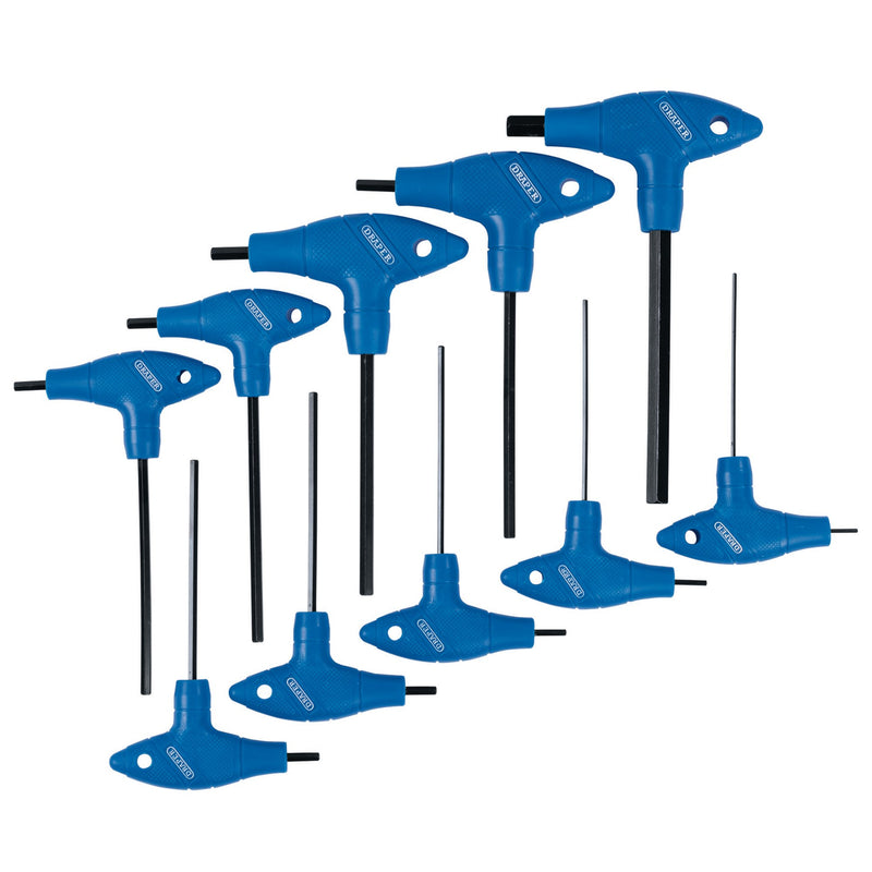 Draper 33871 Imperial T-Handle Hex Key Set (10 Piece)