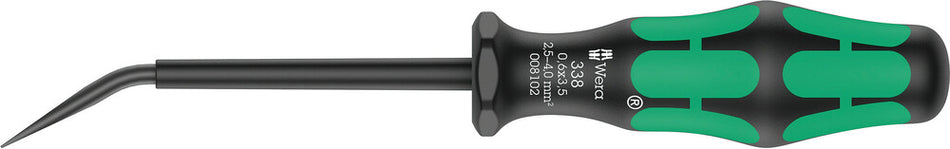 Wera 05008102001 338 Actuation tool for terminal blocks (spring cages), 0.6 x 3.5 x 81 mm