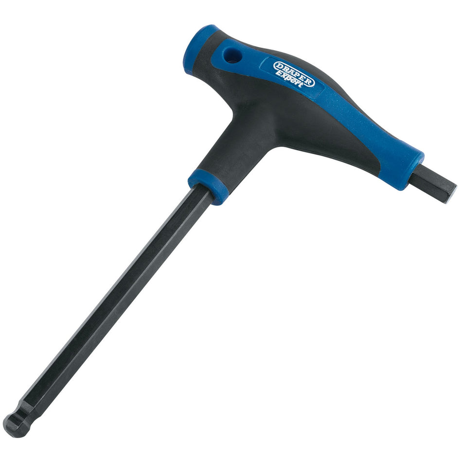 Draper 33913 Soft Grip 'T' Handle Hexagon and Ball End Key, 10mm
