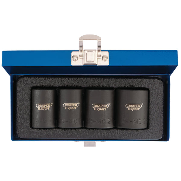 Draper 34032 Locking Wheel Nut Set, 1/2" Sq. Dr. (4 Piece)