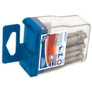 Draper 34221 Assorted Insert Bits in Plastic Storage Case, 1/4" Hex (15 Piece)