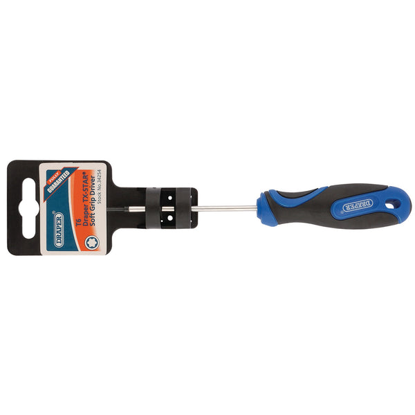 Draper 34254 Draper TX-STAR&#174; Soft Grip Screwdriver, T6