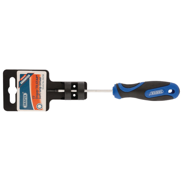 Draper 34258 Draper TX-STAR&#174; Soft Grip Screwdriver, T7