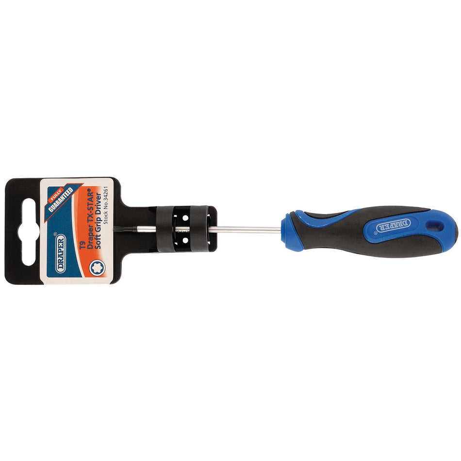 Draper 34261 Draper TX-STAR® Soft Grip Screwdriver, T9