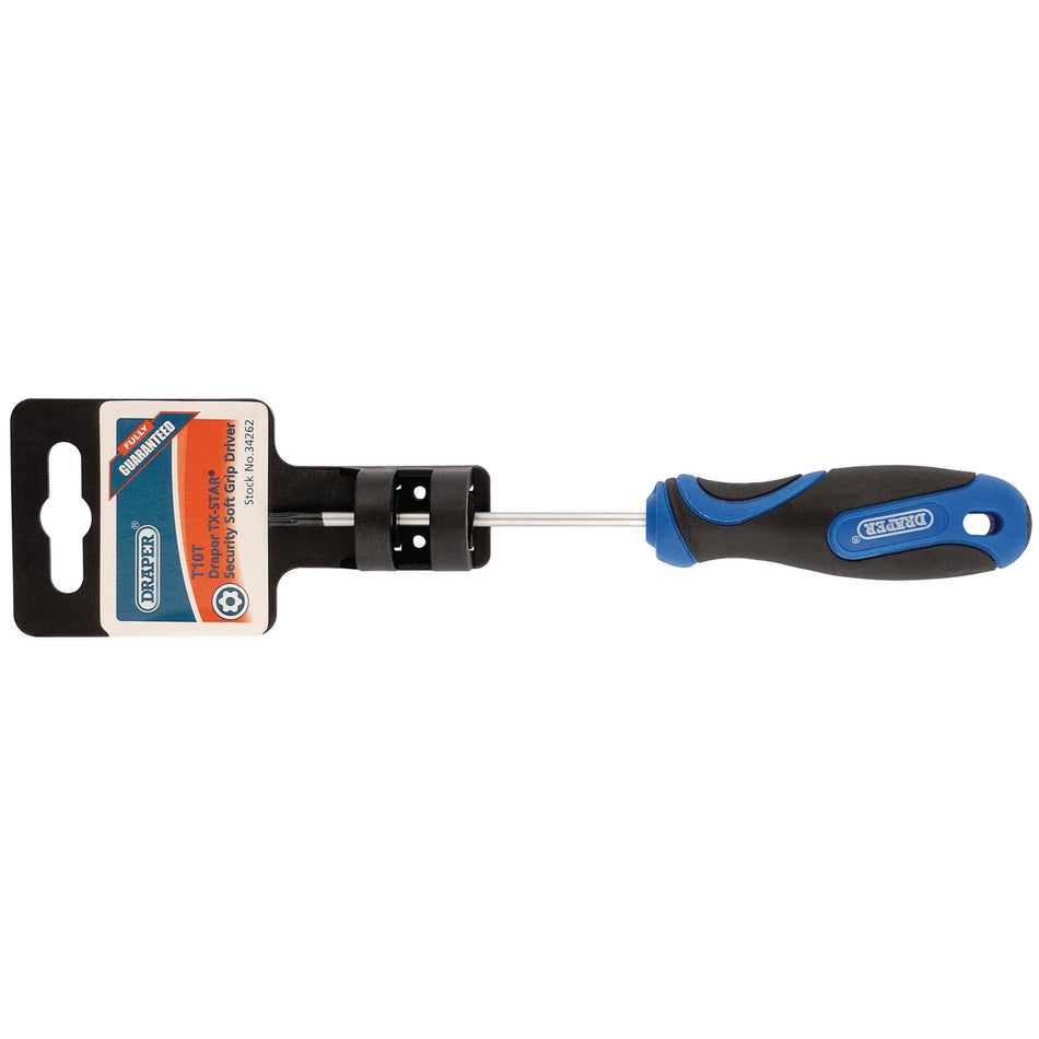 Draper 34262 TX-STAR® Soft Grip Security Screwdriver, T10