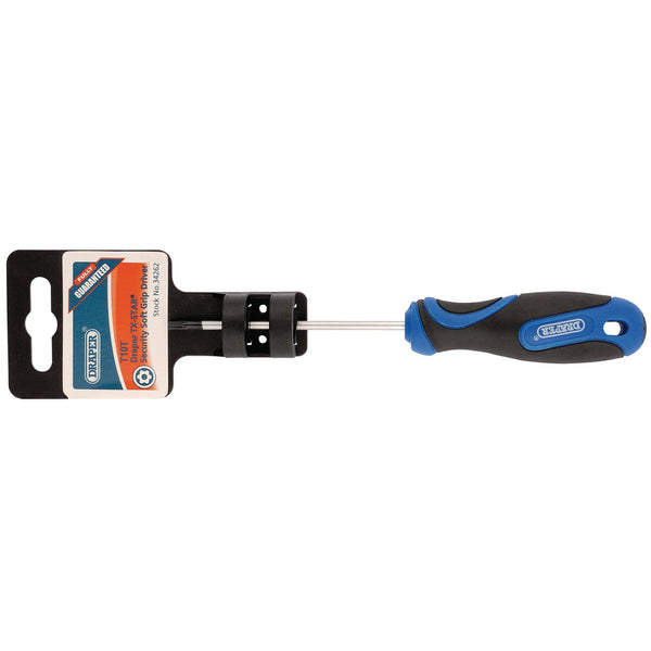 Draper 34262 TX-STAR&#174; Soft Grip Security Screwdriver, T10