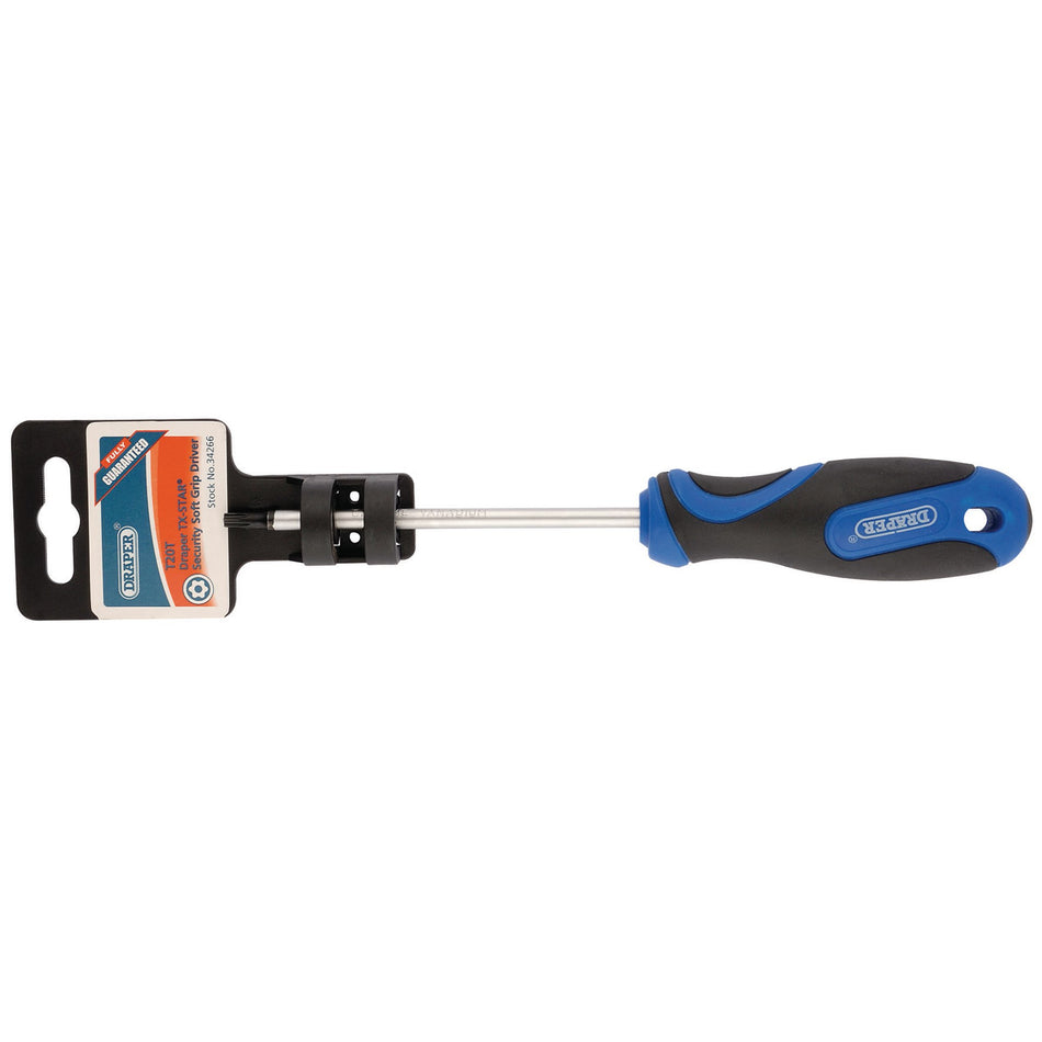 Draper 34266 TX-STAR® Soft Grip Security Screwdriver, T20