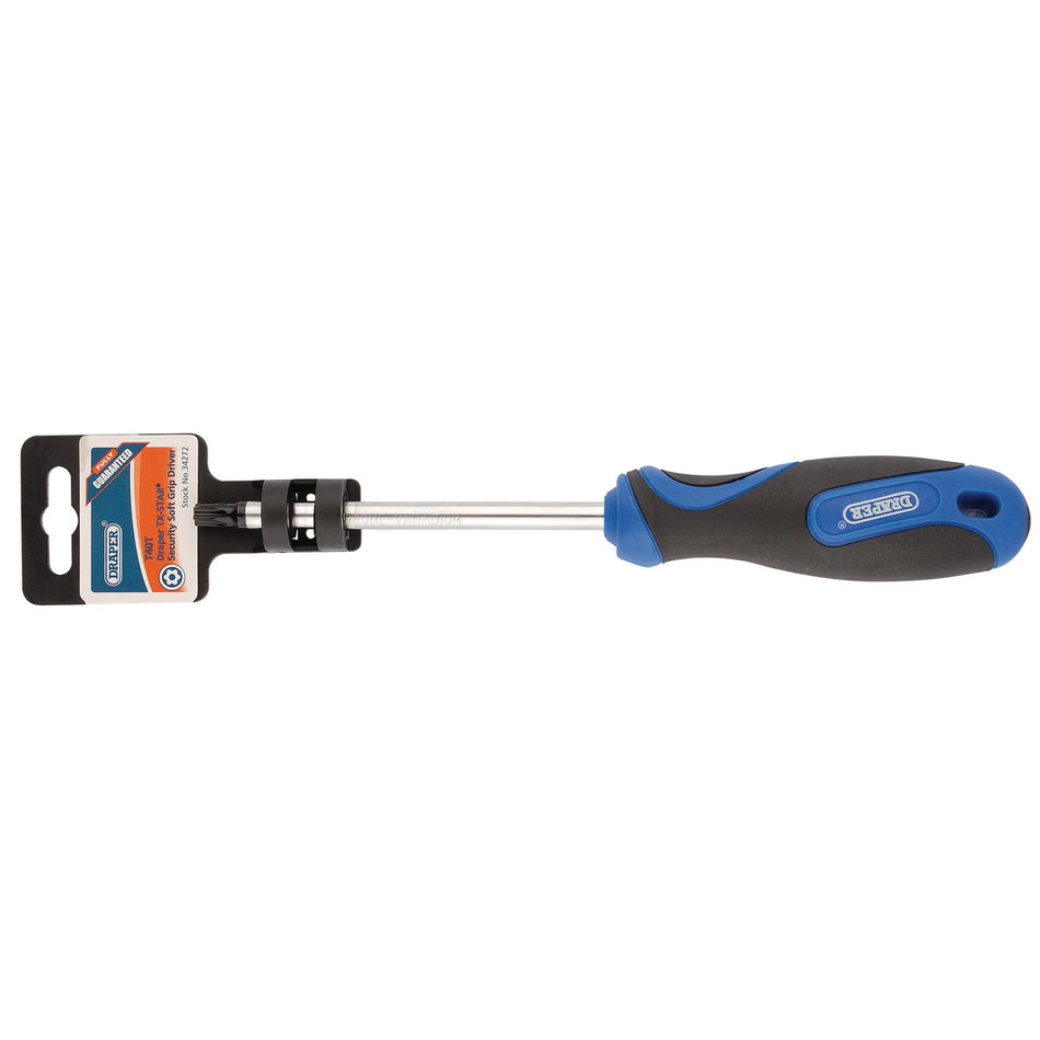 Draper 34272 TX-STAR® Soft Grip Security Screwdriver, T40