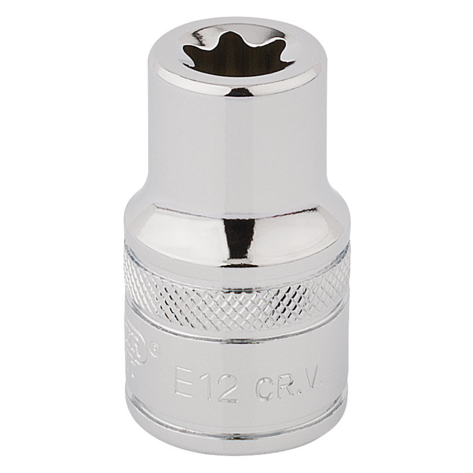 Draper 34274 Draper TX-STAR® Socket, 1/2" Sq. Dr., E12