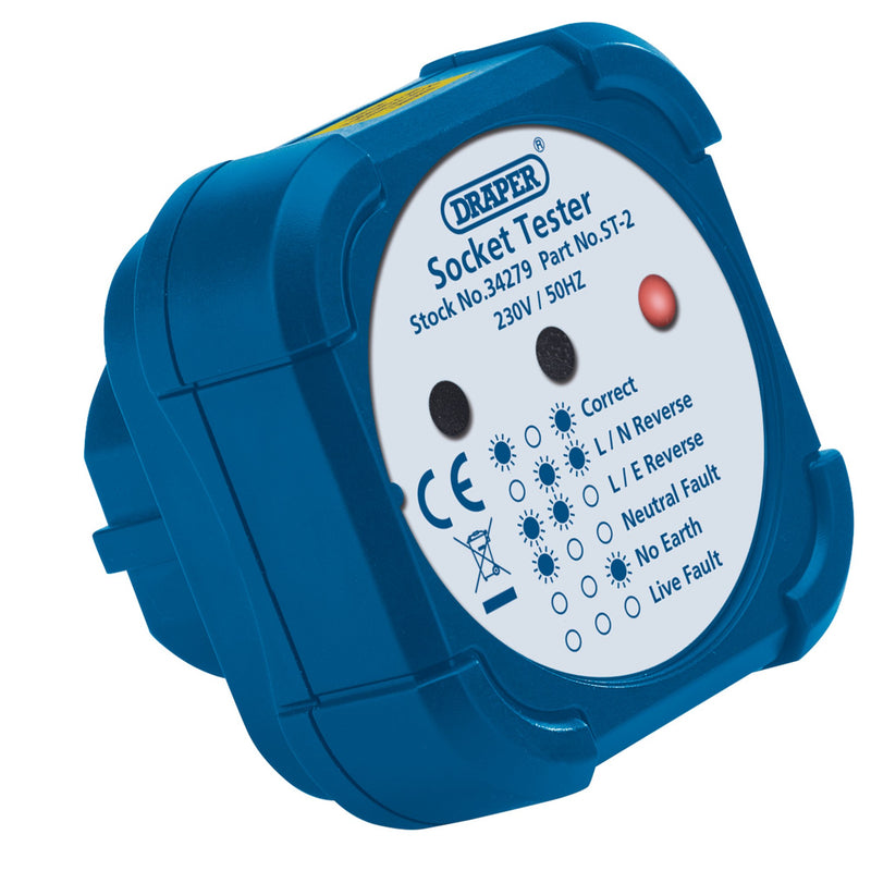 Draper 34279 Socket Tester, 13A