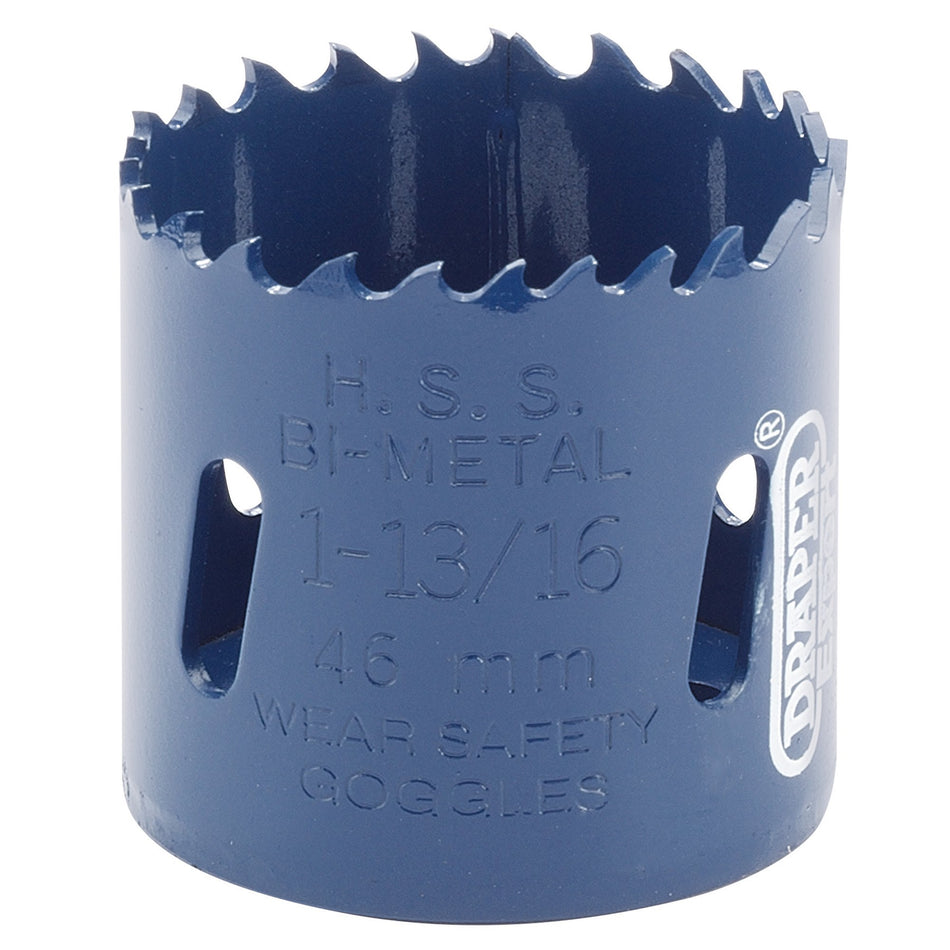 Draper 34760 HSS Bi-metal Holesaw Blade, 46mm