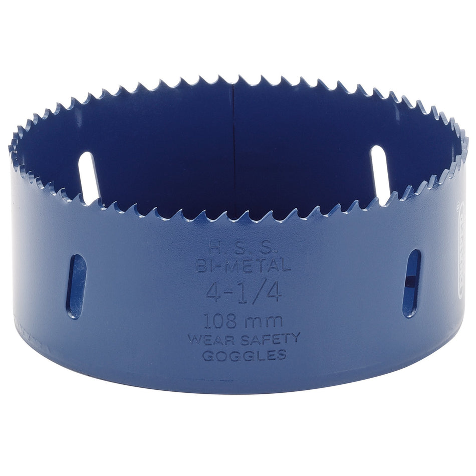 Draper 34771 HSS Bi-metal Holesaw Blade, 108mm