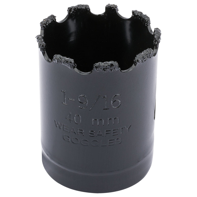 Draper 34893 Tungsten Carbide Grit Hole Saw, 40mm
