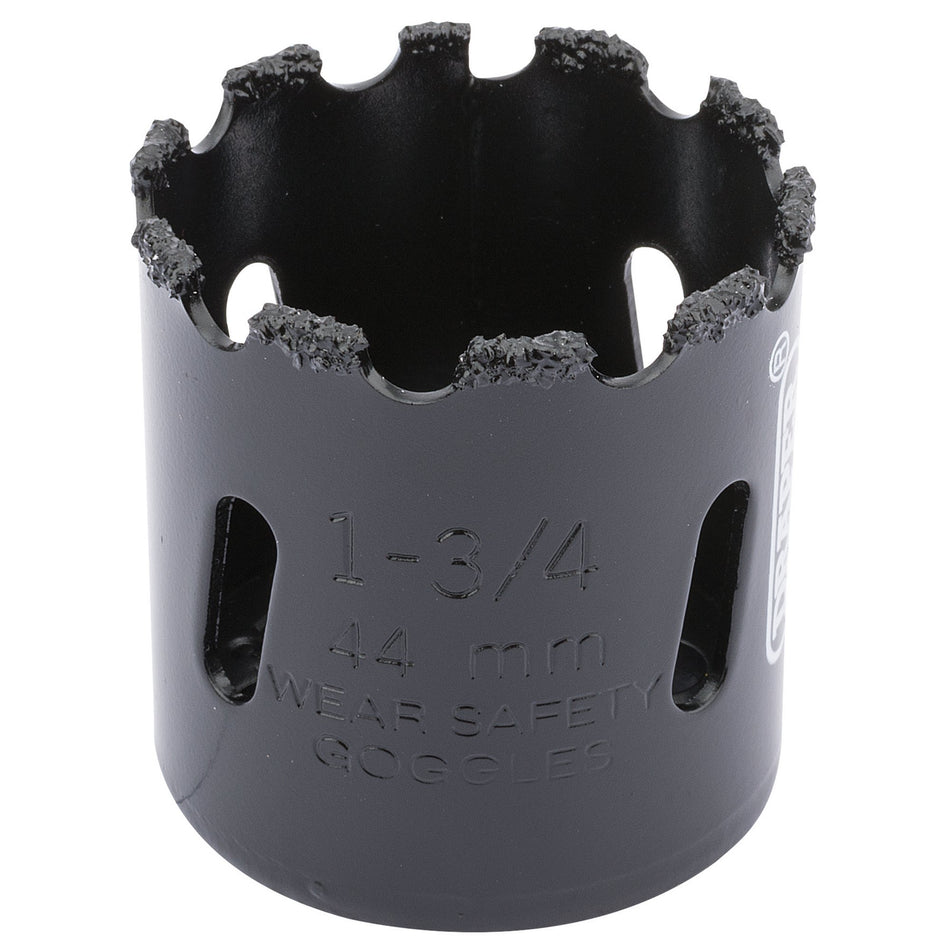 Draper 34932 Tungsten Carbide Grit Hole Saw, 44mm