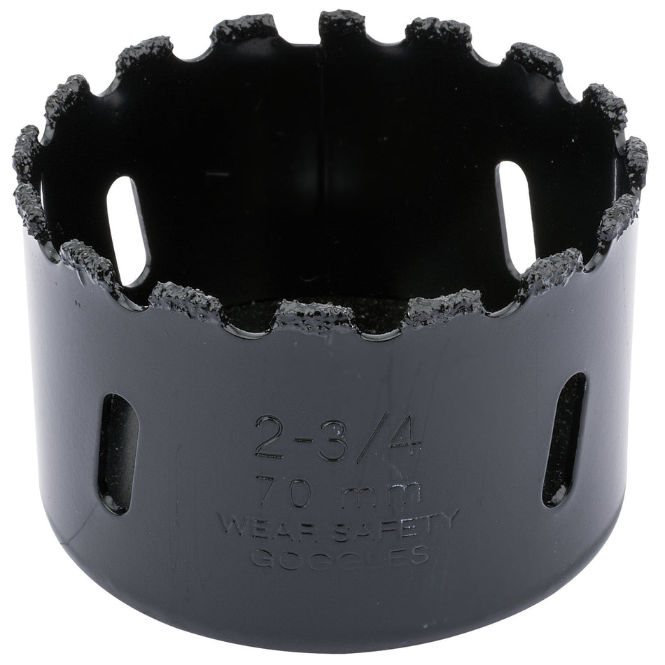 Draper 34952 Tungsten Carbide Grit Hole Saw, 70mm