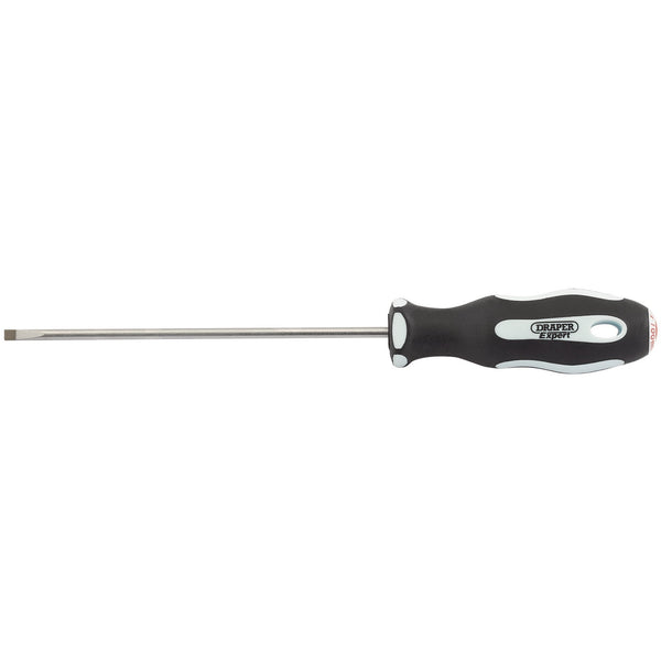Draper 34972 Plain Slot Soft Grip Parallel Tip Screwdriver, 3 x 100mm