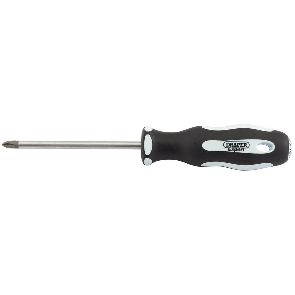 Draper 34992 Cross Slot Soft Grip Screwdriver, No.2 x 100mm