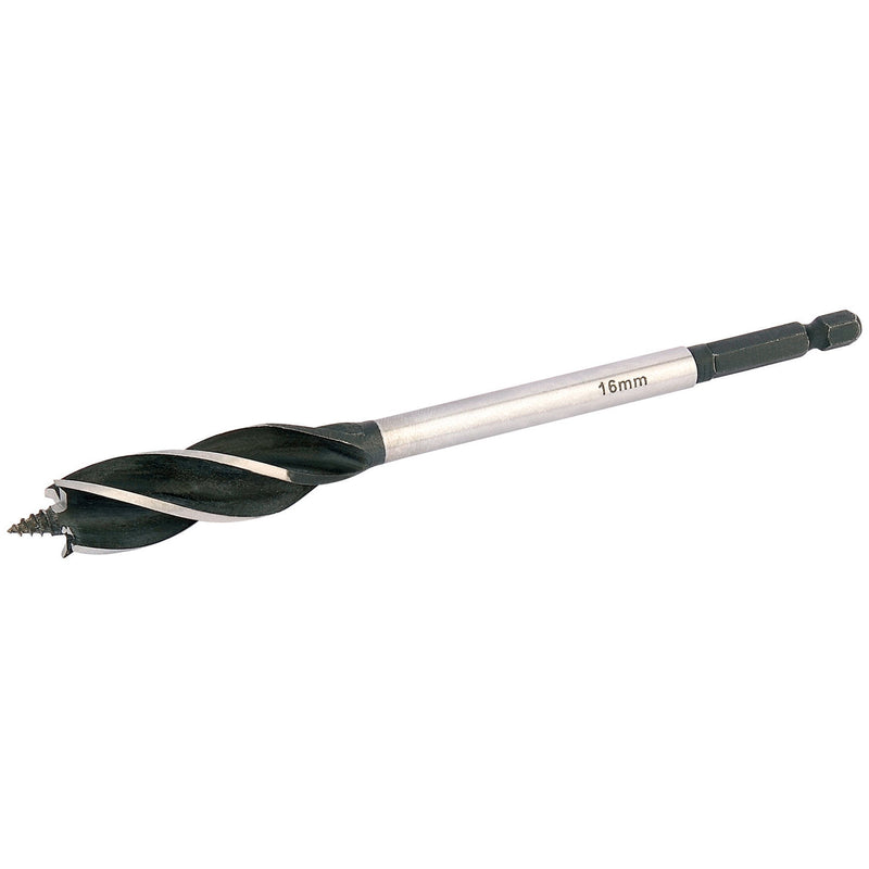 Draper 35096 4 Fluted Auger Bit, 16 x 165mm