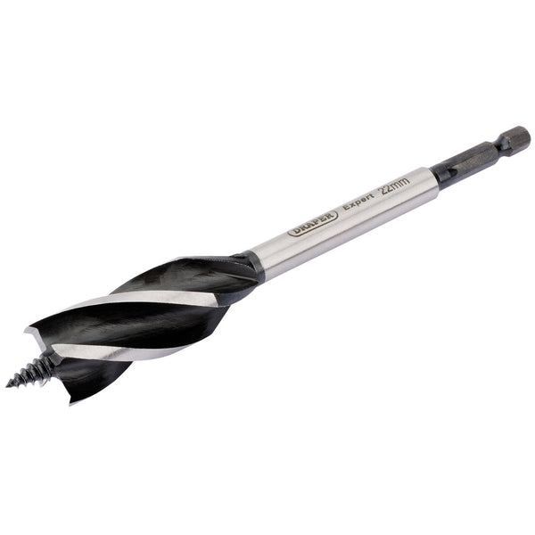Draper 35123 4 Fluted Auger Bit, 22 x 165mm
