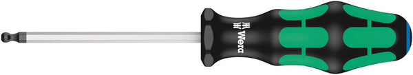 Wera 05022910001 352 Ball end screwdriver for hexagon socket screws, 3/16" x 100 mm