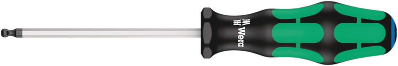 Wera 05022905001 352 Ball end screwdriver for hexagon socket screws, 5/32" x 100 mm