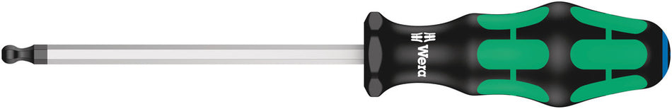 Wera 05022820001 352 Ball end screwdriver for hexagon socket screws, 6 x 125 mm