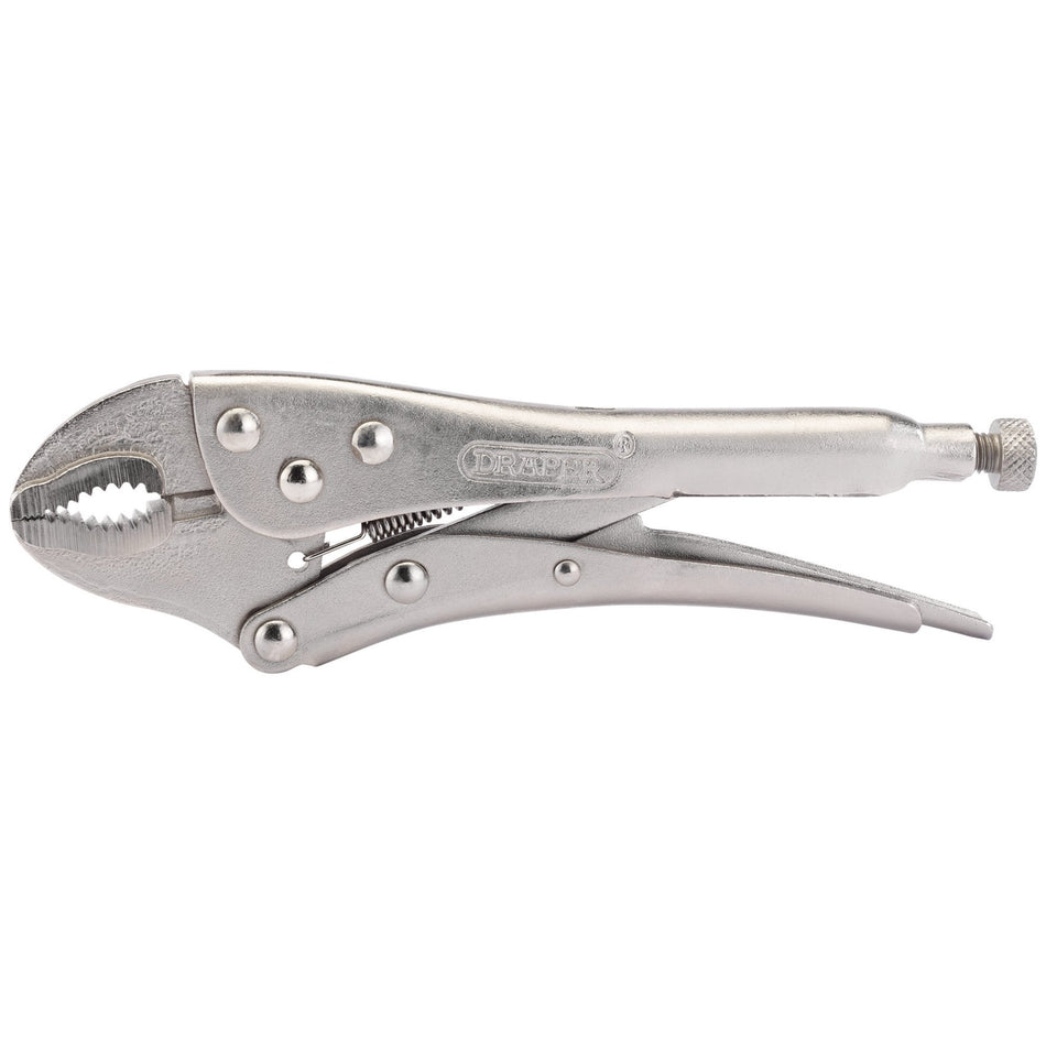 Draper 35368 Curved Jaw Self Grip Pliers, 185mm