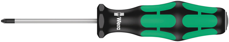 Wera 05009305001 355 PZ Screwdriver for Pozidriv screws, PZ 0 x 60 mm