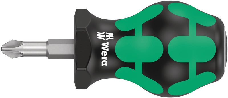 Wera 05008854001 355 PZ Pozidriv-head Stubby/carburetor screwdriver, PZ 2 x 25 mm