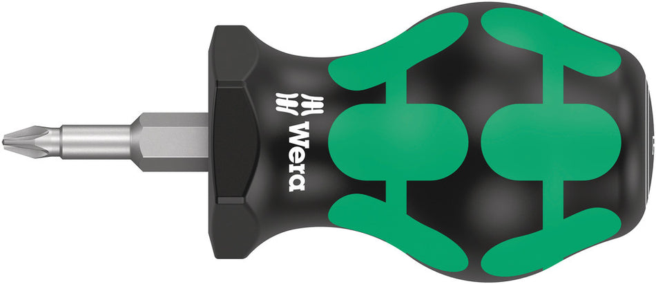Wera 05008853001 355 PZ Pozidriv-head Stubby/carburetor screwdriver, PZ 1 x 25 mm