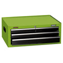 Draper 35742 Intermediate Tool Chest, 3 Drawer, 26", Green