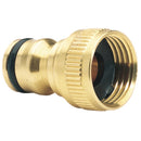 Draper 36197 Brass Garden Hose Tap Connector, 1/2"