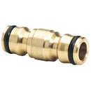 Draper 36206 Brass Two Way Coupling, 1/2"