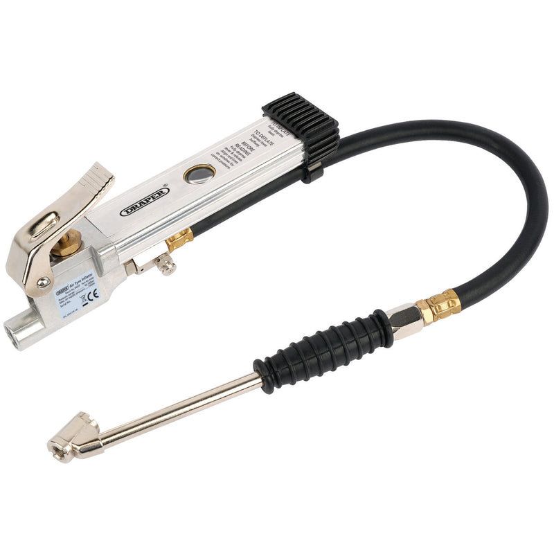 Draper 36632 Air Line Inflator with Twin Open Ended Push On Connector