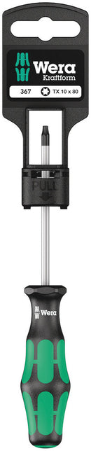 Wera 05100060001 367 SB Screwdriver for TORXÃ‚Â® screws, TX 10 x 80 mm