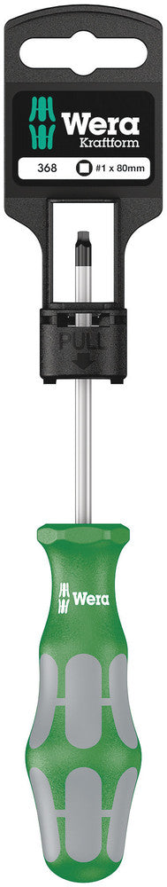 Wera 05100070001 368 SB Screwdriver for square socket head screws, # 1 x 80 mm