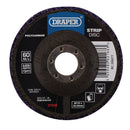 Draper 37608 Polycarbide Strip Disc, 115mm, 22.23mm, 180 Grit, Purple