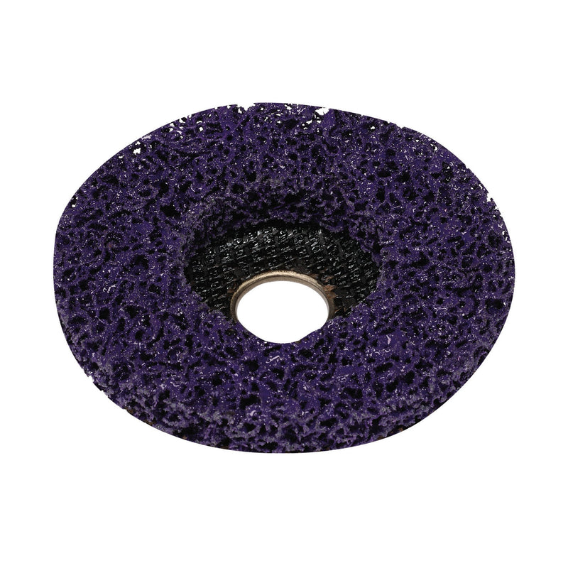 Draper 37608 Polycarbide Strip Disc, 115mm, 22.23mm, 180 Grit, Purple