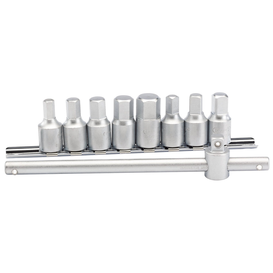 Draper 38329 Drain Plug Key Set, 3/8" Sq. Dr. (10 Piece)