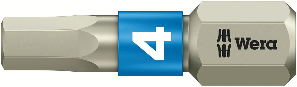 Wera 05071074001 3840/1 TS bits, stainless, 4 x 25 mm
