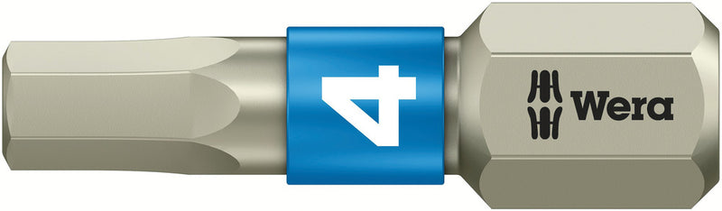 Wera 05071074001 3840/1 TS bits, stainless, 4 x 25 mm