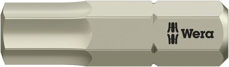 Wera 05071076001 3840/1 TS bits, stainless, 6 x 25 mm