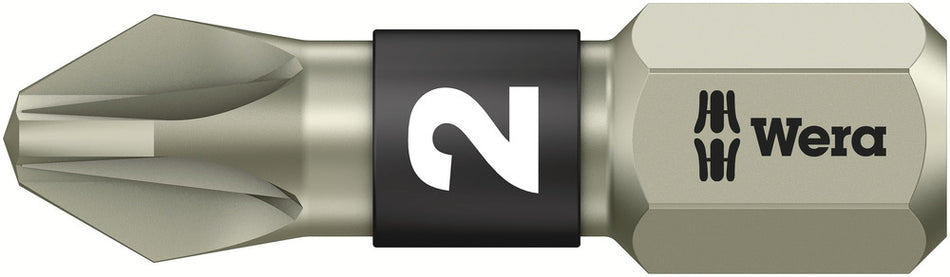 Wera 05071021001 3855/1 TS bits, stainless, PZ 2 x 25 mm