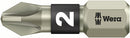 Wera 05071021001 3855/1 TS bits, stainless, PZ 2 x 25 mm